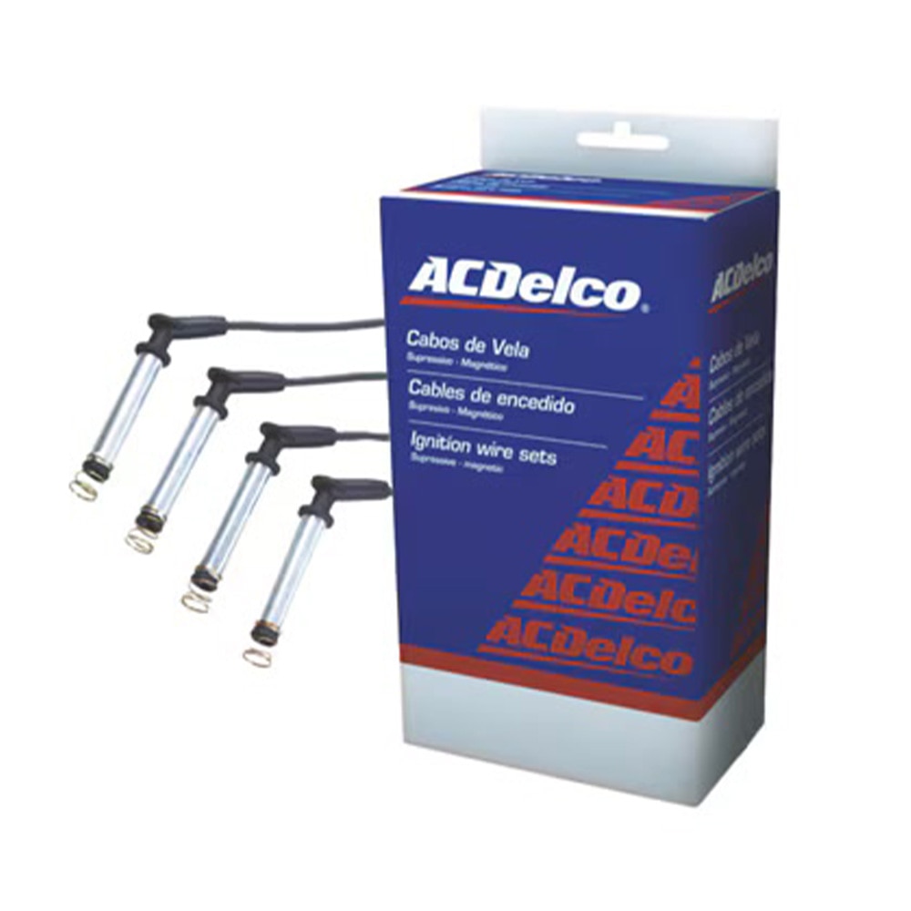 kit completo do jogo de velas e cabos originais acdelco chevrolet absoluta imirim
