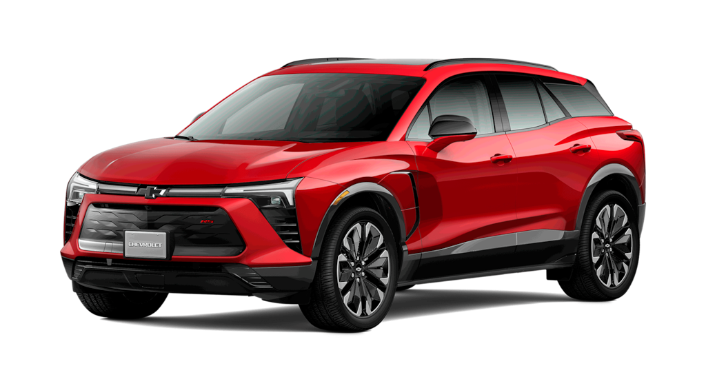 Comprar o novo Blazer EV RS vermelho radiant na Chevrolet