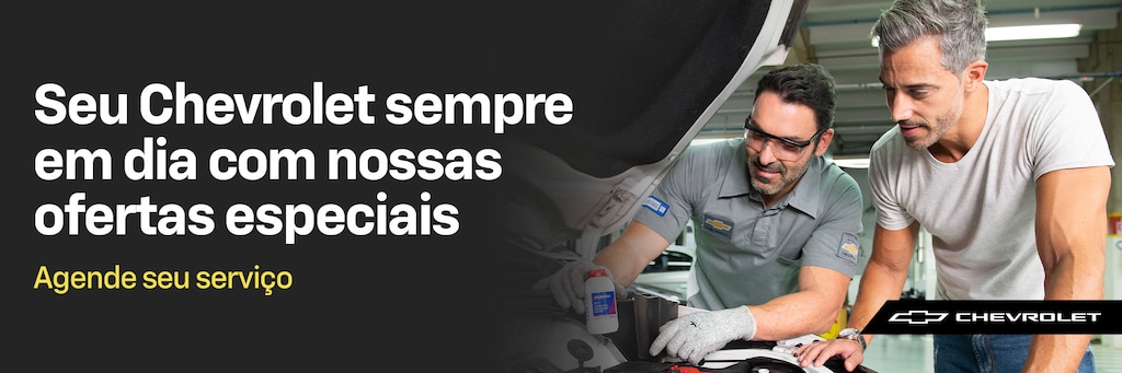 Agende serviços automotivos online na Chevrolet Absoluta Imirim
